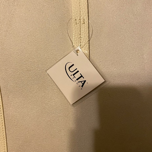 Ulta Vegan Leather Neutral Studded Tote Bag (NWT!) - Picture 2 of 5